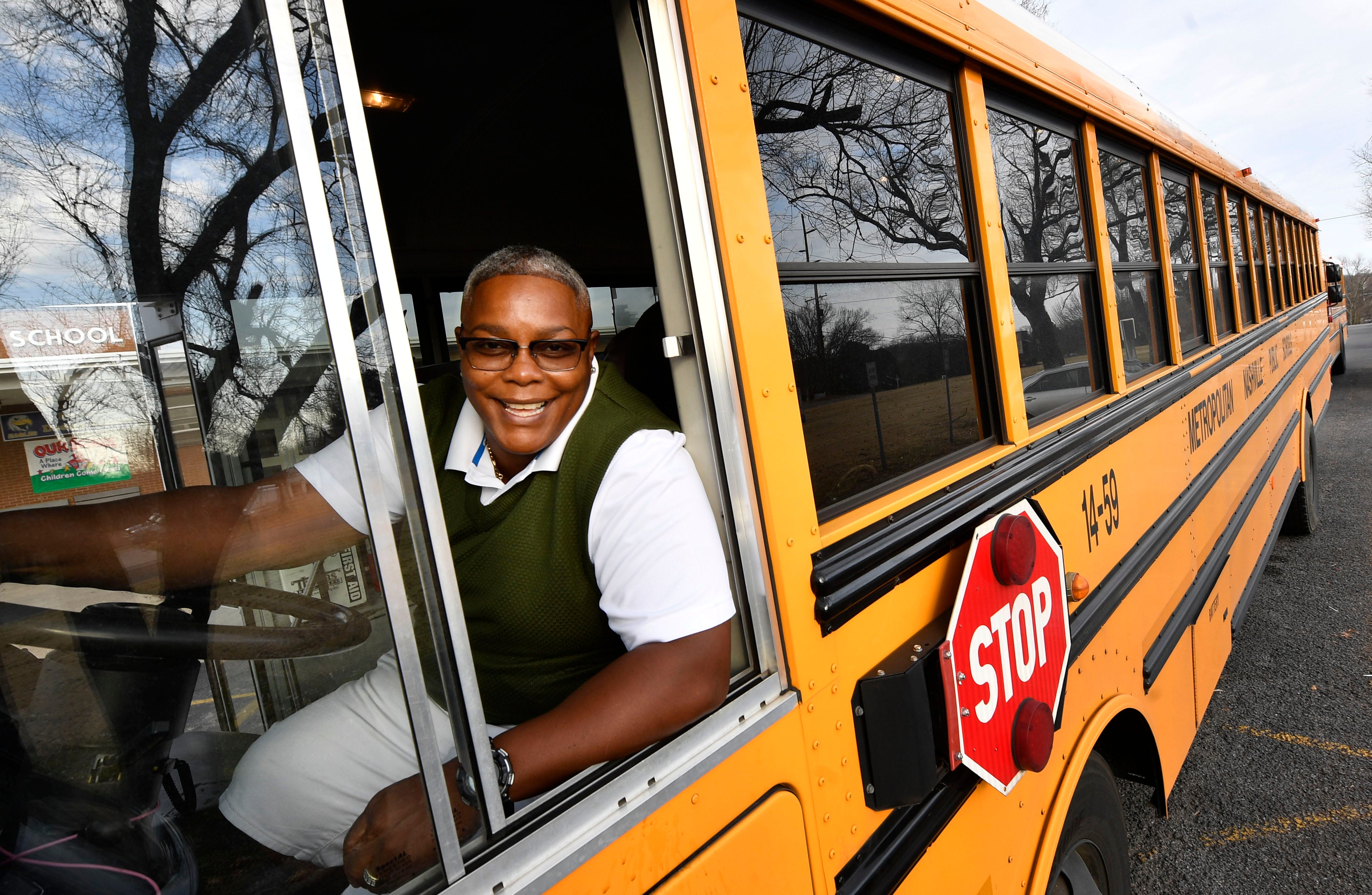 They go to work by bus