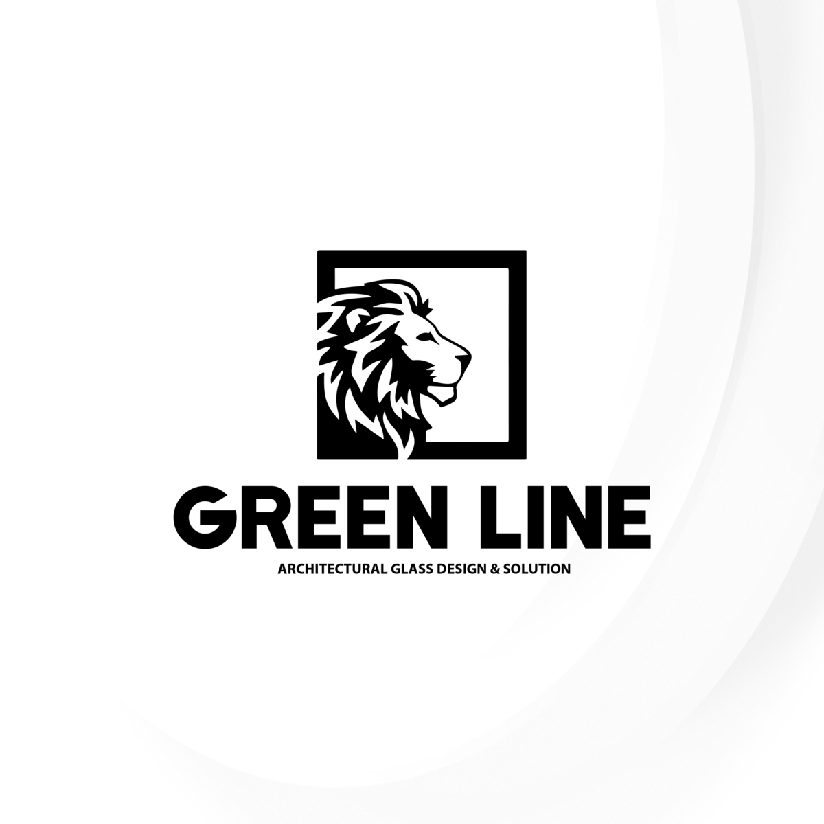 Green Line For Glass Metal Architecture